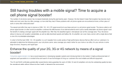 Desktop Screenshot of cell-phone-signal-booster.com