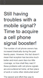 Mobile Screenshot of cell-phone-signal-booster.com